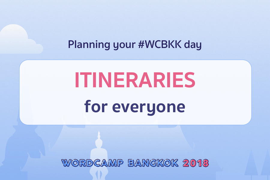 WCBKK Itinerary